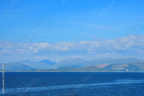 Scotland mountains from the sea © totajla