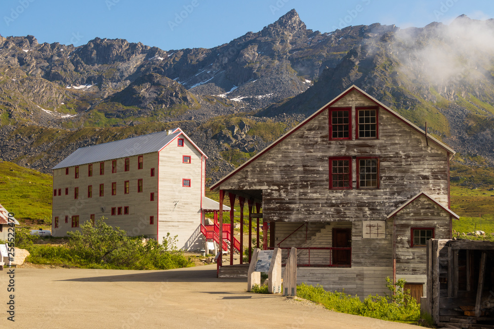 Independence Mines abandoned near Hatcher Pass Independence Mines abandoned near Hatcher Pass