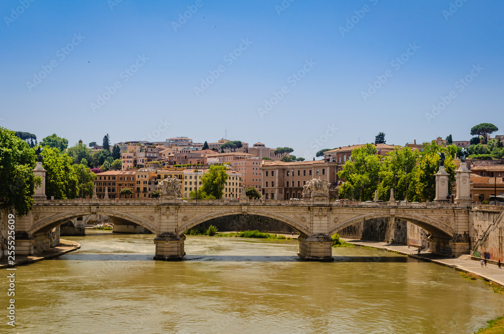 The Pons Neronianus (Bridge of Nero) in Rome
