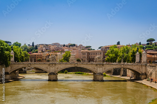 The Pons Neronianus (Bridge of Nero) in Rome © anastasiaarsentyeva