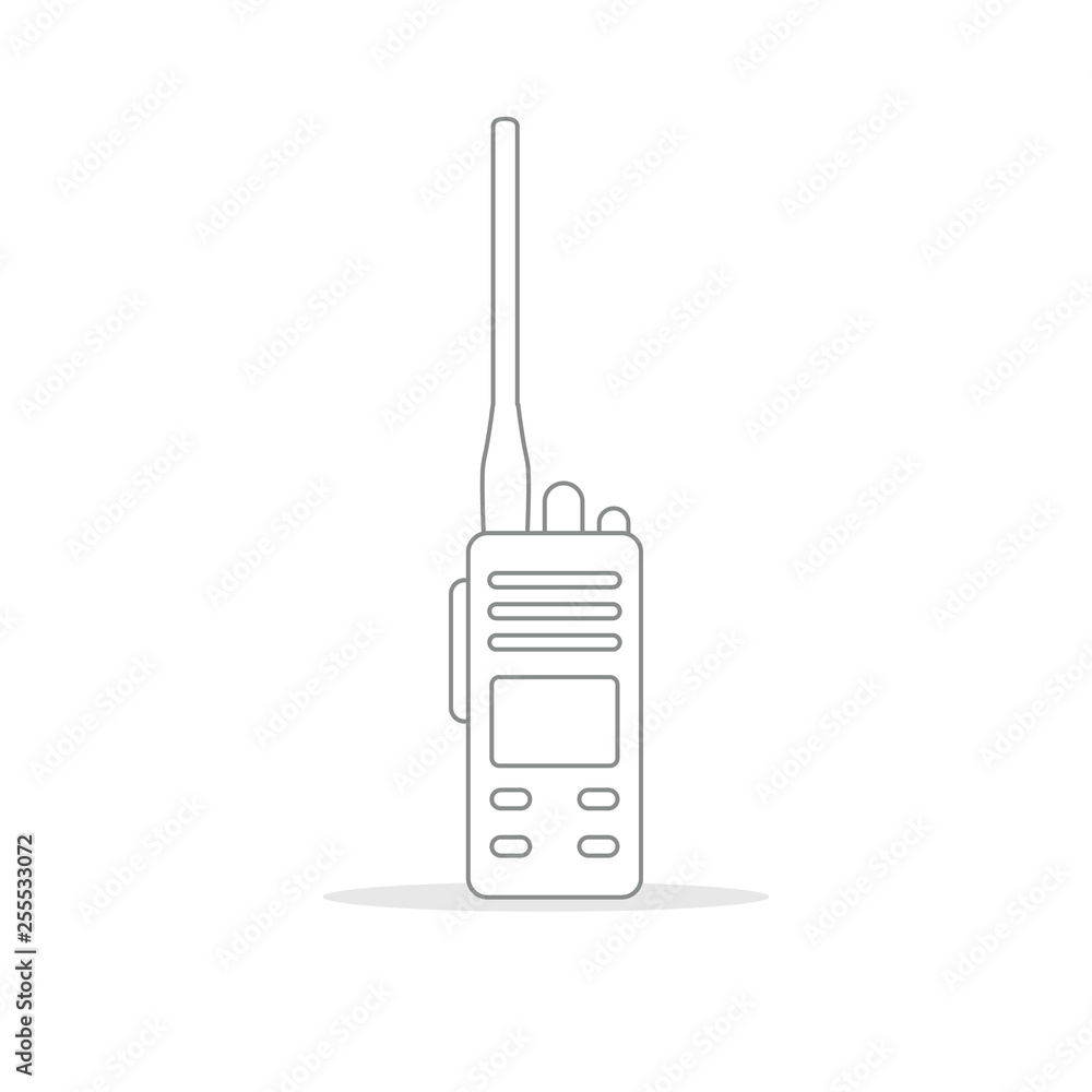 Walkie talkie. Communications, security Walkie talkie. Communications, security