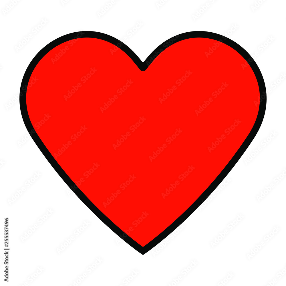 Heart icon isoleated on white background. Heart icon vector. Heart icon isoleated on white background. Heart icon vector.