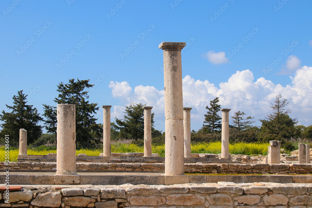 Sanctuary of Apollo Hylates - Kourion in spring, Cyprus Sanctuary of Apollo Hylates - Kourion in spring, Cyprus