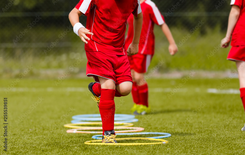 Obraz premium Outdoor Soccer Training Session