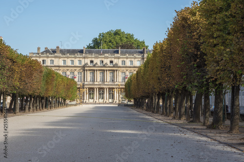 Approaching the Government Palace from Career Square in Nancy