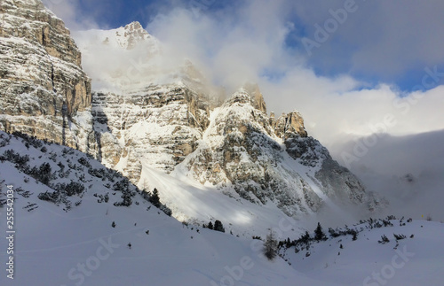 Peak in the ski center Schlick 2000, Austria photo