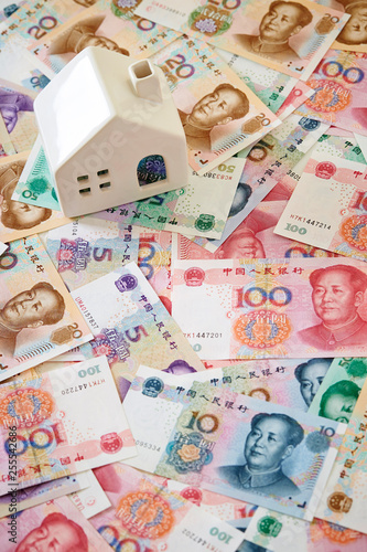 Chinese yuan banknotes  photo