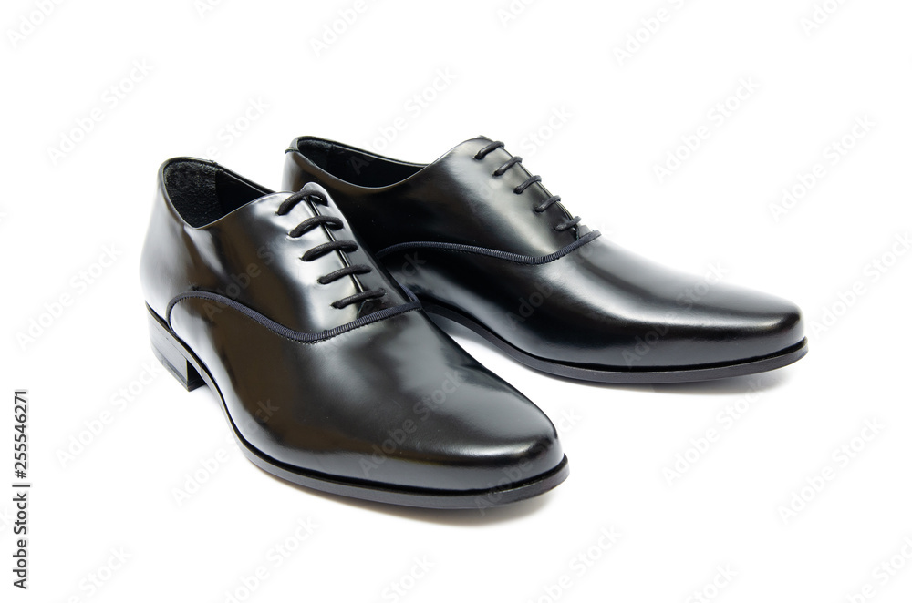Black shoes isolated on white background Black shoes isolated on white background