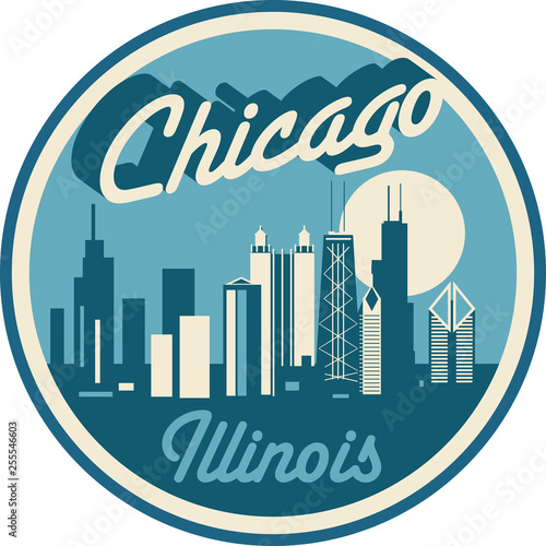 Chicago Illinois skyline