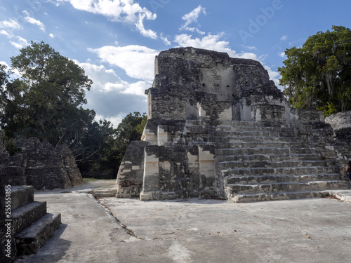 Pyramids in Nation s most significant Mayan city of Tikal Park  Guatemala