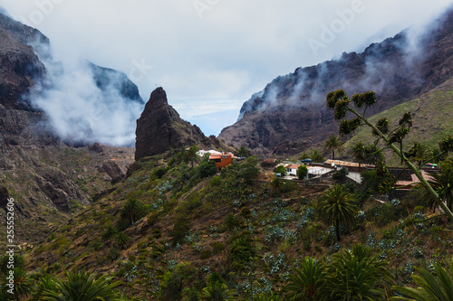 Fabulous Masca mountain gorge the most visited tourist attraction on Tenerife