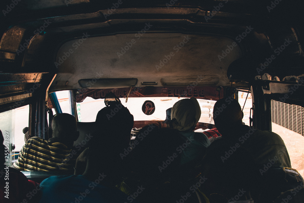 Fototapeta premium public transport in africa