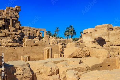 Karnak Temple Complex, commonly known as Karnak comprises a vast mix of decayed temples, chapels, pylons, and other buildings in Luxor, Egypt