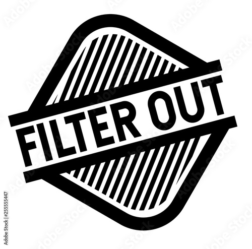 Filter out stamp on white