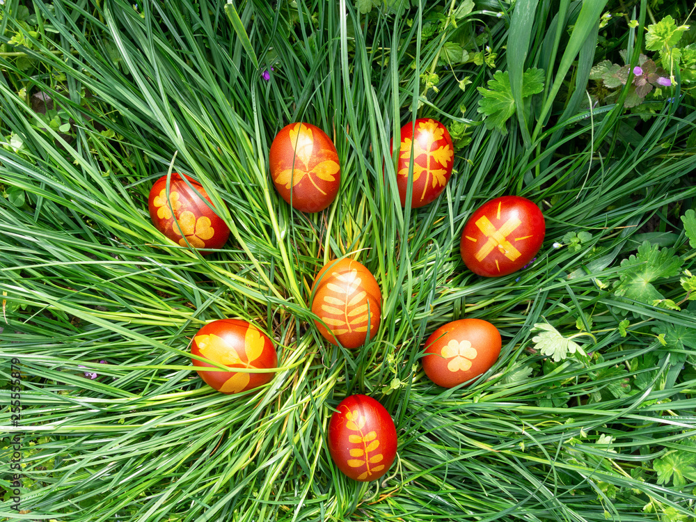 uova di Pasqua colorate uova di Pasqua colorate