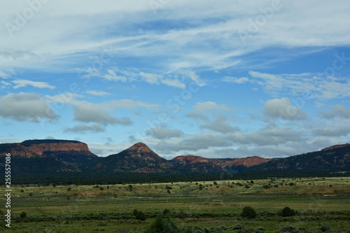 meadow and mountain landscape in Utah