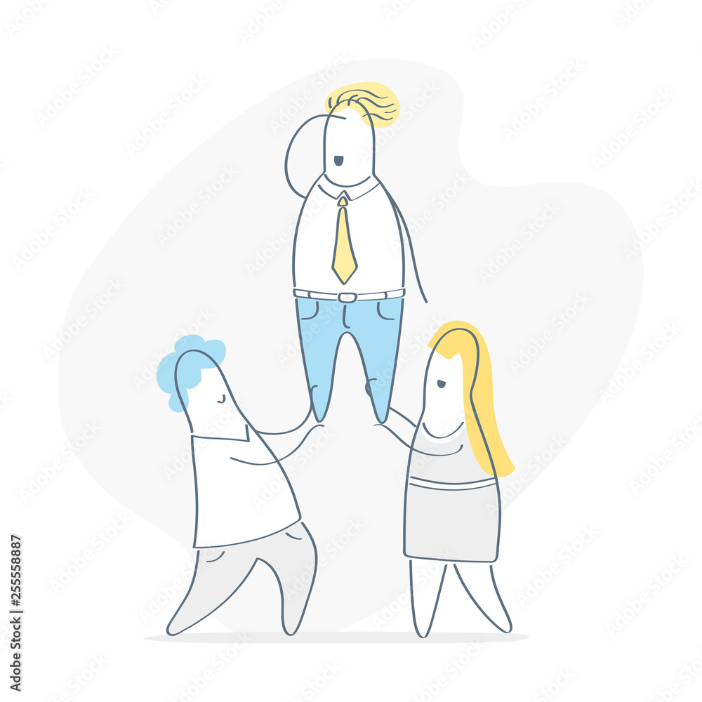 Leadership, Team Work Concept, Support of Team. Pyramid of Business People. Leader Looking Forward on the Top. Leadership, Team working, Visionary, Looking for Way Out Leadership, Team Work Concept, Support of Team. Pyramid of Business People. Leader Looking Forward on the Top. Leadership, Team working, Visionary, Looking for Way Out