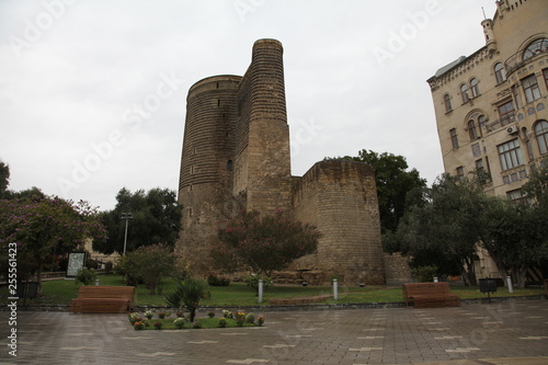 View at Maiden Tower in Baku, Azerbaijan