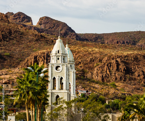 San Fernando Cathedral in Mexico. The cathedral is the oldest in Guaymas city. photo
