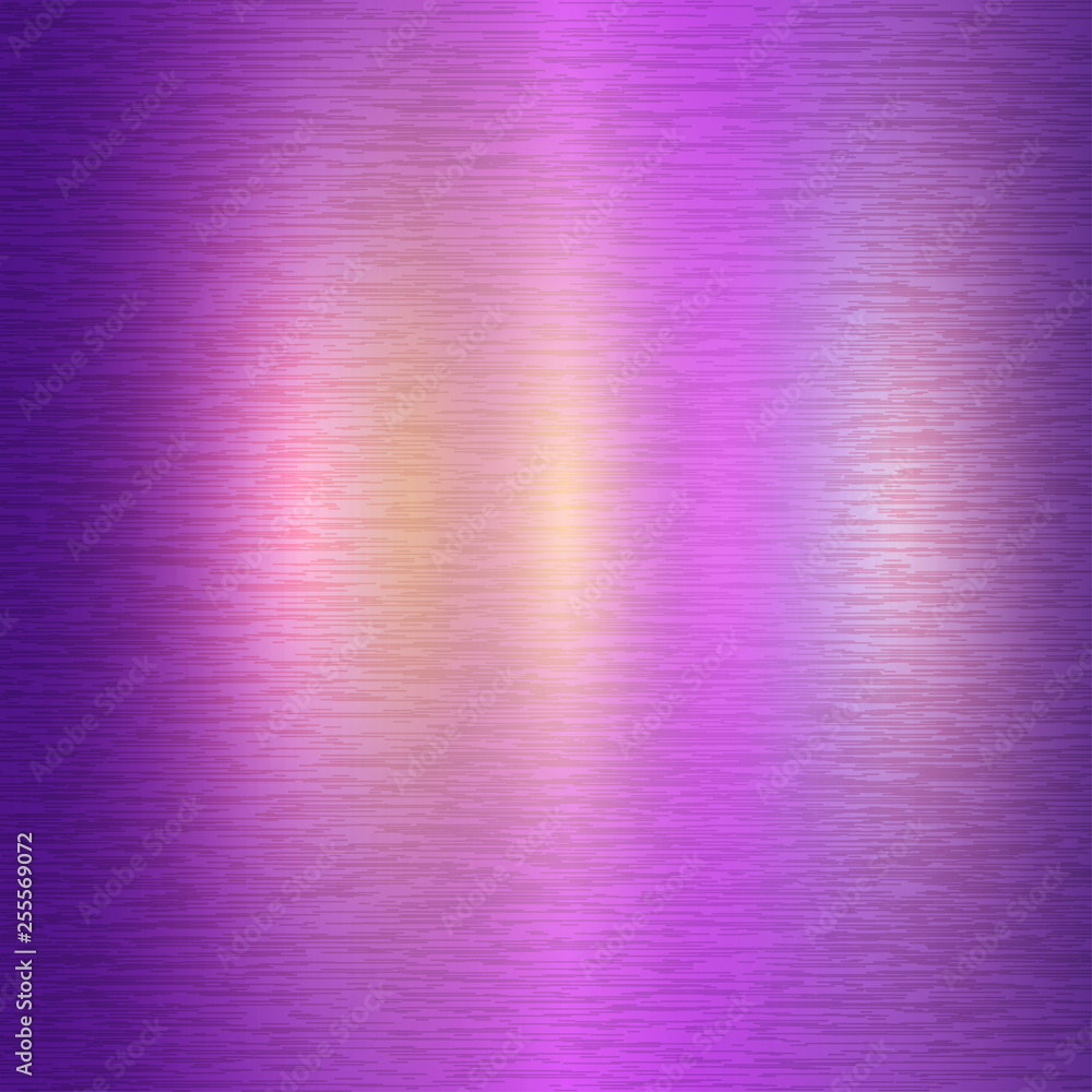 Vector foil purple metallic texture with shiny scratched surface