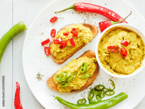 Bruschetta with pate