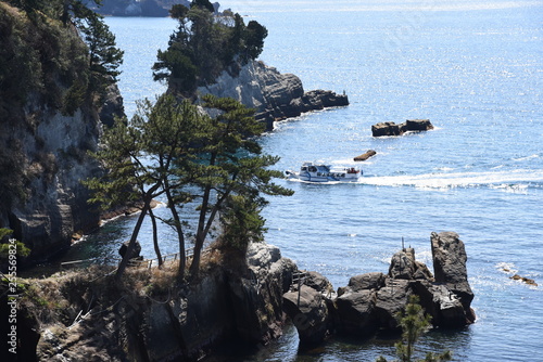 'Dogashima' is the famous tourist spot of the coast of West-Izu , Shizuoka Japan. photo