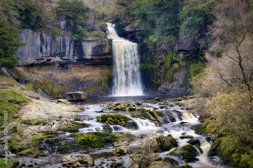 Thornton force, a waterfall near Ingleton in the Yorkshire Dales.