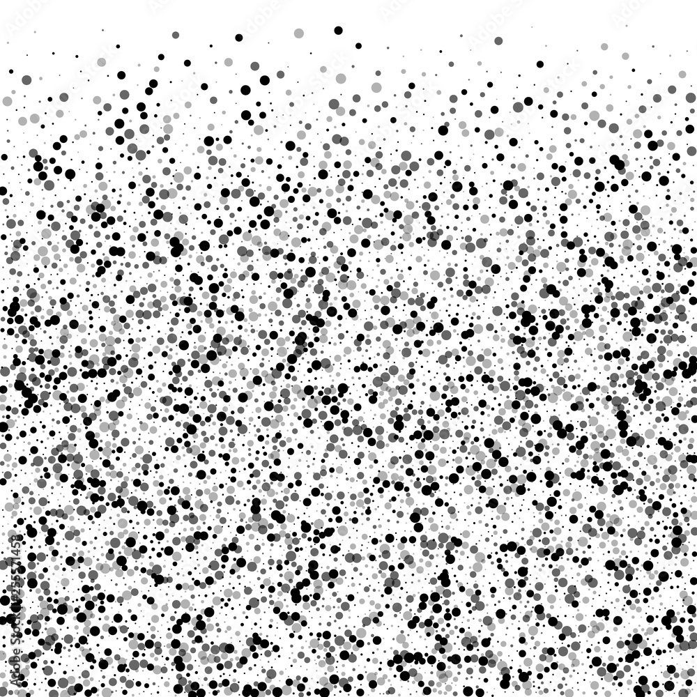 Scattered dense balck dots. Dark points dispersion Scattered dense balck dots. Dark points dispersion