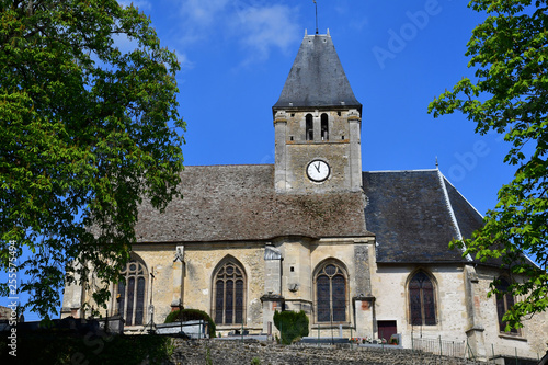 Berthenonville, France - april 3 2017 : picturesque village in spring photo