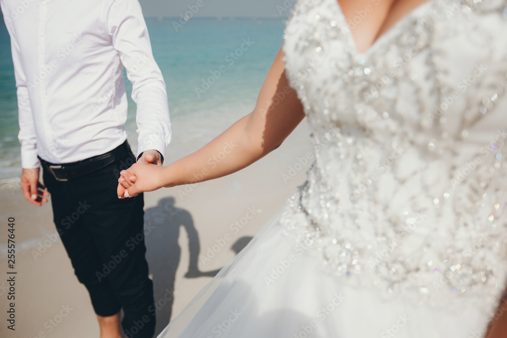 brides near the sea