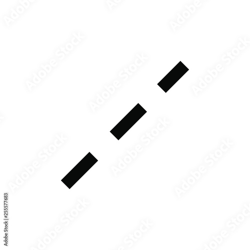 Dashed Line vector icon