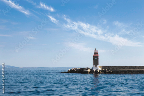 Lighthouse at the end of the dock