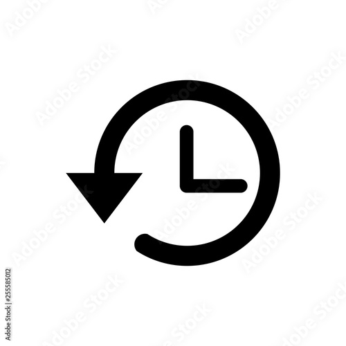 History icon. History line icon