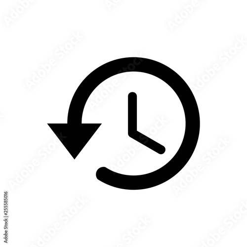 History icon. History line icon