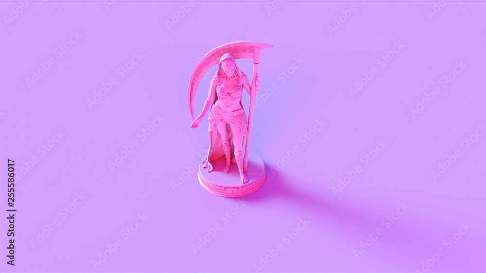 Pink Mexican Santa Muerte Our Lady of Holy Death 3d illustration 3d render Pink Mexican Santa Muerte Our Lady of Holy Death 3d illustration 3d render