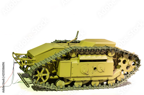 Obraz na płótnie German ground vehicle - Goliath - tracked mine. Demolition vehicle, used during World War II by the Wehrmacht. w salonie