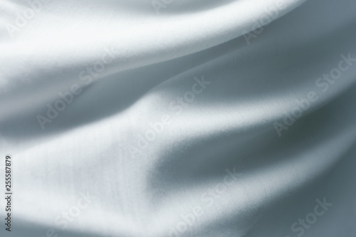 Wavy white fabric