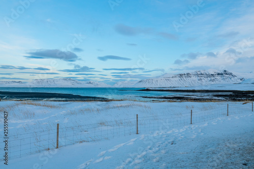 Iceland's winter natural scenery © chendongshan