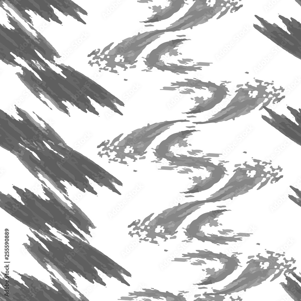 Seamless abstract surface pattern design. Vector natural ink realistic brush Seamless abstract surface pattern design. Vector natural ink realistic brush