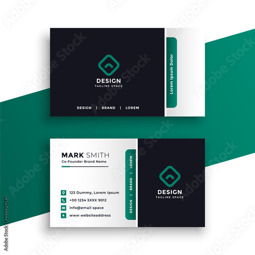 professional elegant business card design template