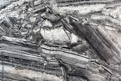 Abstrack black and white marble texture pattern with high resolution for background or design art work