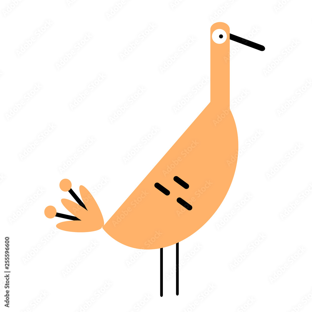 Bird simple art geometric illustration Bird simple art geometric illustration