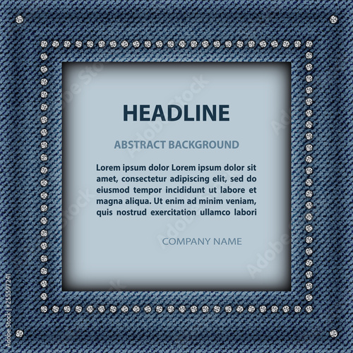 Jeans square frame