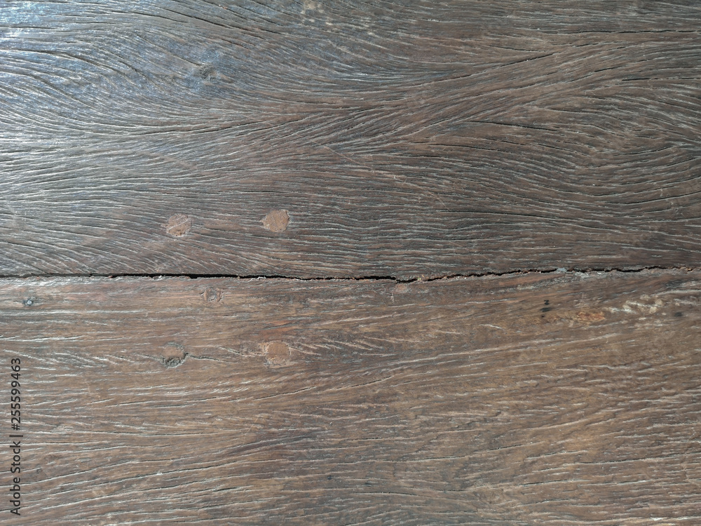 Naklejka premium Close up wood wall abstract and texture background.Copy space wooden background.