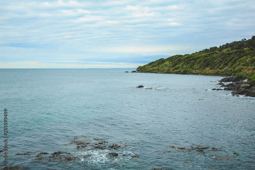 Oceanview from Bluff Hill, Southernmost point in New Zealand