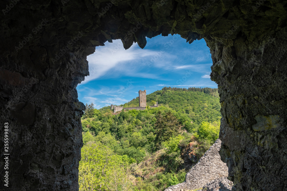Blick auf Burg Manderscheid