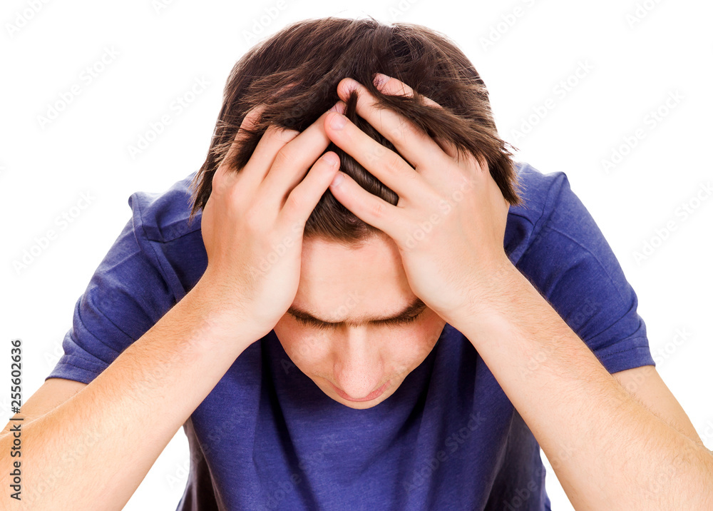 Fototapeta premium Sad Young Man