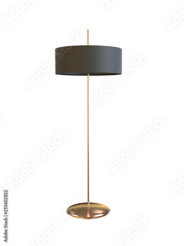 Εκτύπωση καμβά 3D illustration of a modern floor lamp