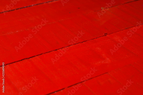 Wooden red background. Wooden texture  copy space