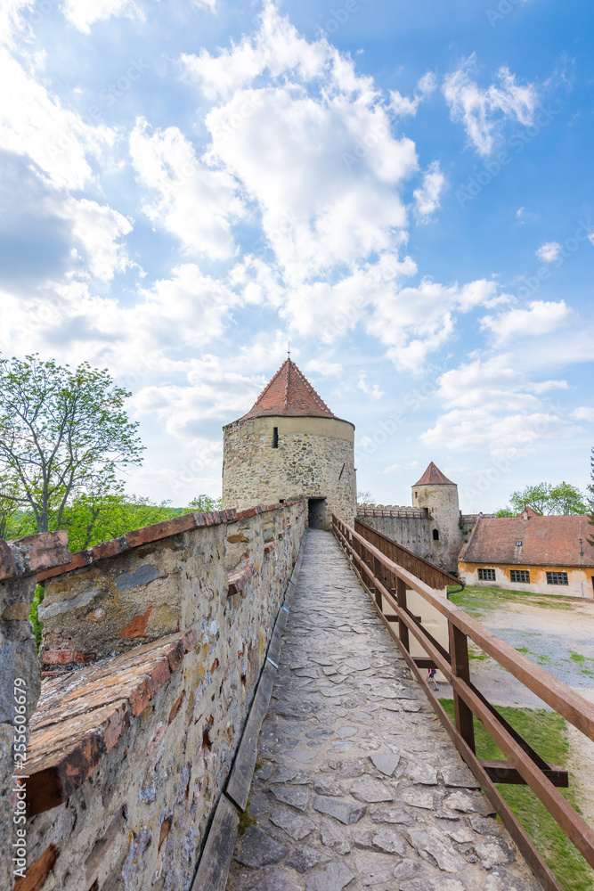 Veveri castle, Czech republic. Old ancient castle near the Brno city in South Moravia region